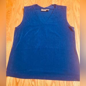 Chicos Blue v-neck Tunic